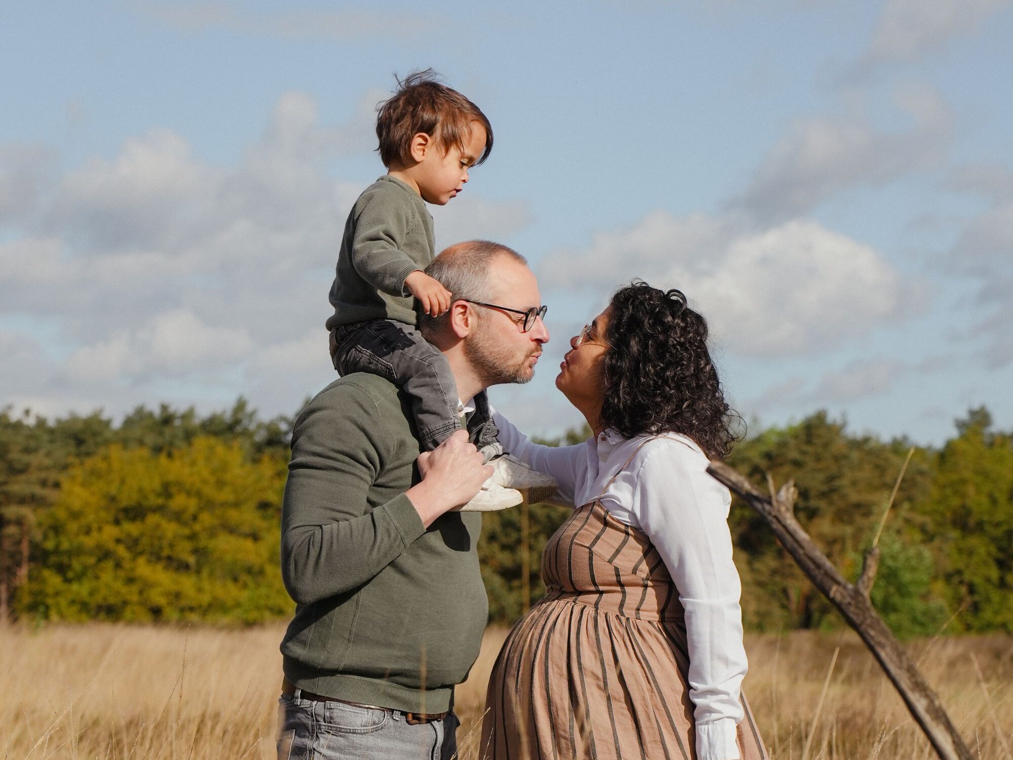 Familie shoot op de heide